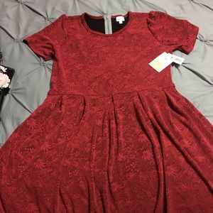 Lularoe Amelia Bright Red!